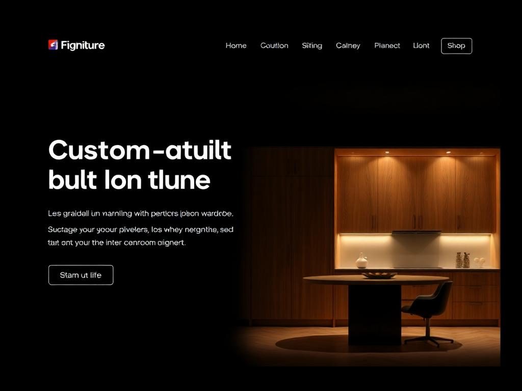 Projeto demonstrativo de landing page para Loja de Móveis Planejados